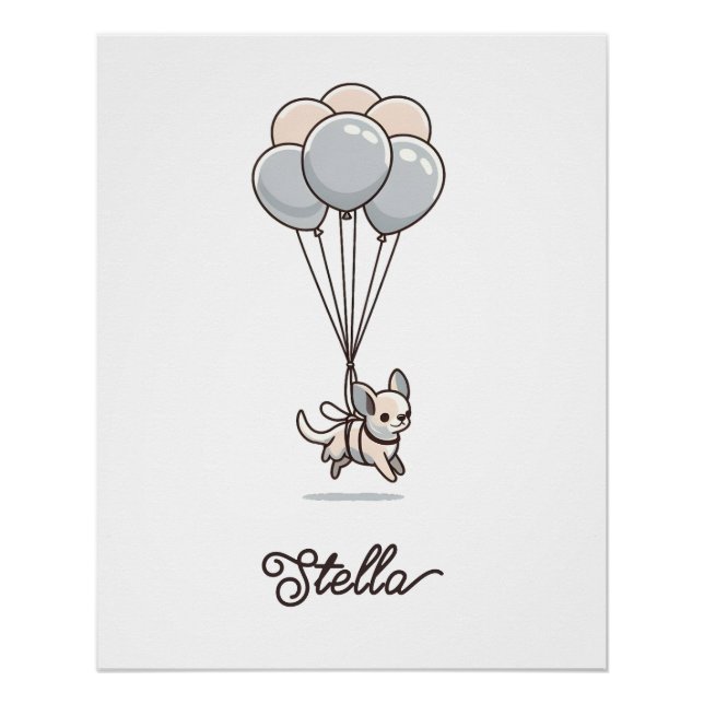 Póster Poster de viveiro Chihuahua (Frente)