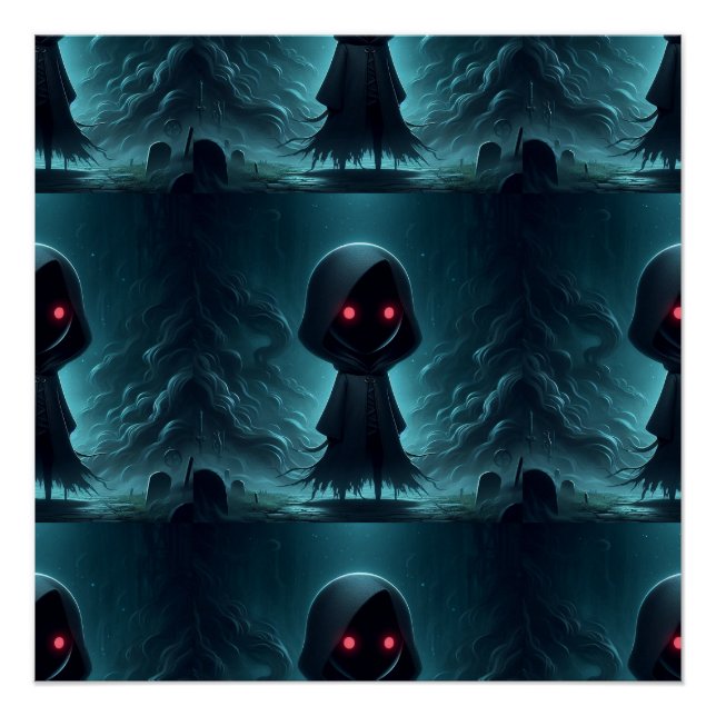 Póster Poster de Wanderer Noturno Enigmático (Frente)