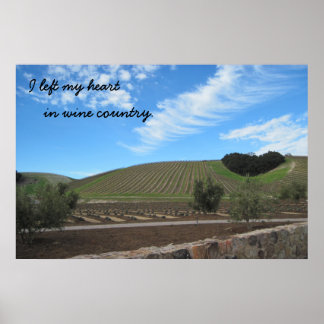 Poster Poster: Deixei meu coração no País do Vinho