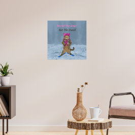 Poster Poster, Destrua o Gnar Ski Cat