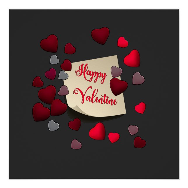 Póster Poster dia de os namorados (Frente)