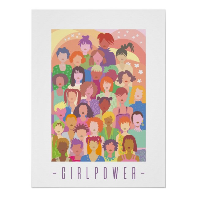 Póster poster diversity "girlpower'  (Frente)