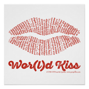 Póster Poster do Beijo Mundial