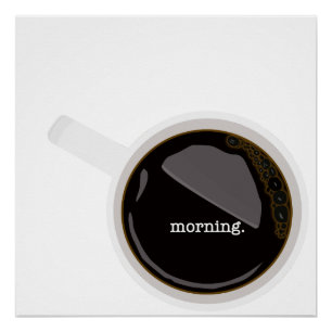 Póster Poster do café da manhã
