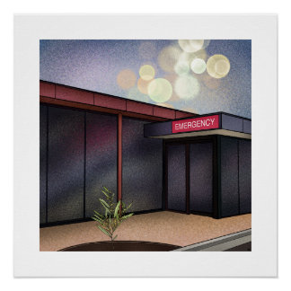 Póster Poster do Departamento de Emergência
