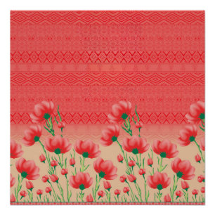 Póster Poster do Dia da República   Arte de Muro Patrióti