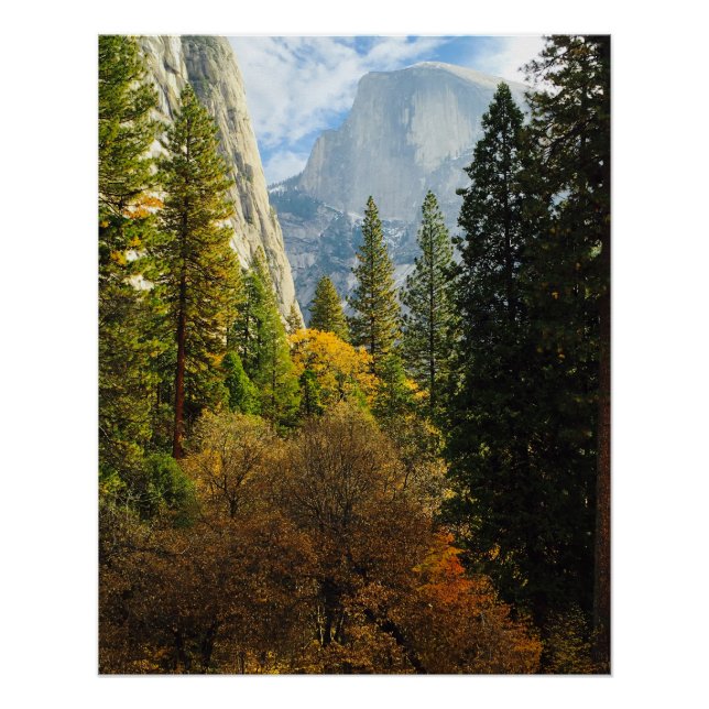 Póster Pôster do Half Dome no Outono (Parque Nacional de  (Frente)