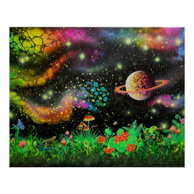 Póster Poster do Jardim Noturno (Frente)