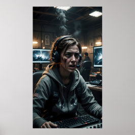 Poster Pôster do Jogador Ferido Após a Última Rodada