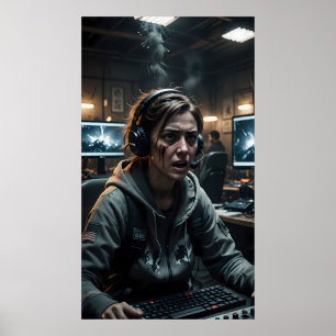 Poster Pôster do Jogador Ferido Após a Última Rodada