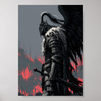 Poster Pôster do Monarca Coroado de Fantasia Sombria | Fi