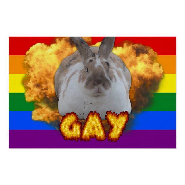 Póster Poster do Orgulho Paddy (guarda-chuva LGBT) (Frente)