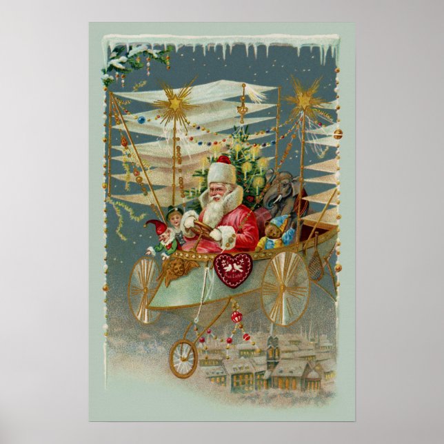 Póster Pôster do Papai Noel & Sua Incrível Máquina Voador (Frente)