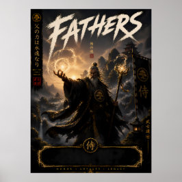 Poster Pôster do Samurai Fantasia Pai