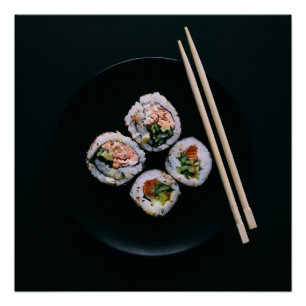 Póster Poster do sushi
