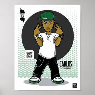 Poster Pôster do Urban City High Carlos a.k.a. Yung Ruffi