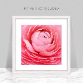 Póster Poster do ventilador rosa de fechamento