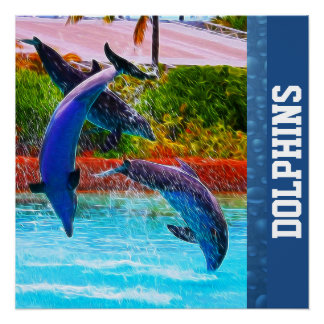 Póster Poster Dolphin Trio