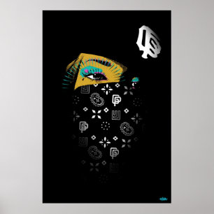 Póster "Poster dos olhos brilhantes"