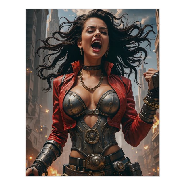 Póster Poster dos rebeldes da cidade (Frente)