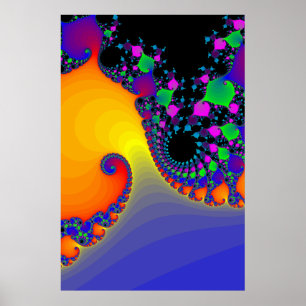 Poster Poster: Espirais do Fractal
