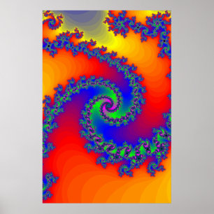 Póster Poster: Espirais do Fractal