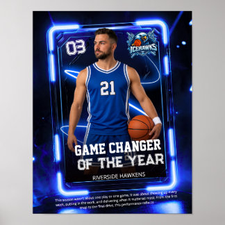 Poster Pôster Esportivo de Basquete, Pôster de Presente E