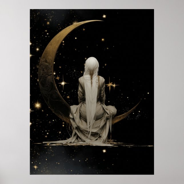 Poster Pôster FD2 Enchanted 3 Crescent Moon Goddess (Frente)