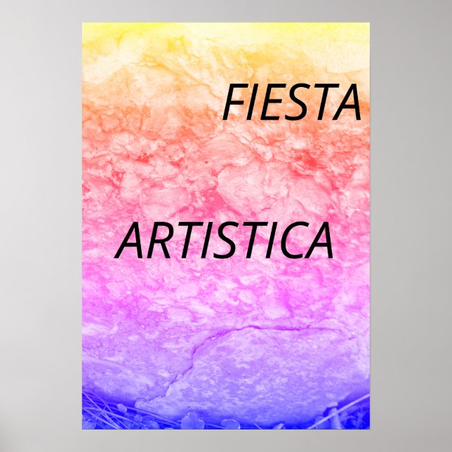 Poster Poster. Fiesta Artistica (Frente)