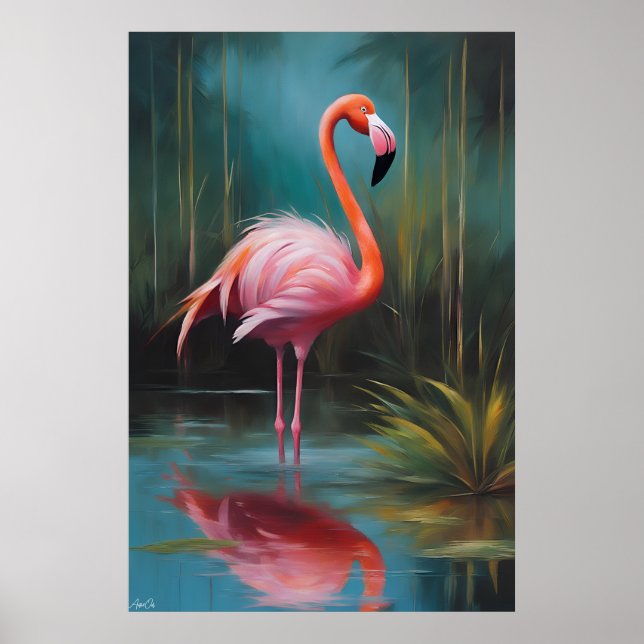 Poster Pôster | Flamingo | Arte (Frente)