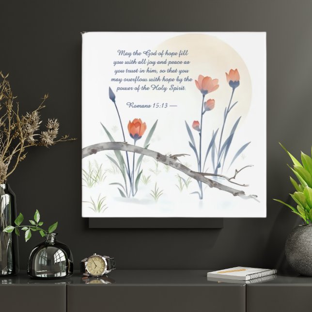 Póster Pôster Floral Bible Memory Anchor para Download  (Criador carregado)