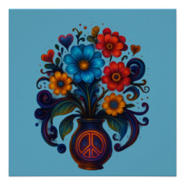 PÓSTER PÔSTER FLORES