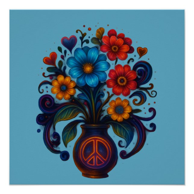PÓSTER PÔSTER FLORES (Frente)
