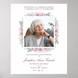 Poster Pôster Foto Lembrança Bodas Queridos Rosa Sh