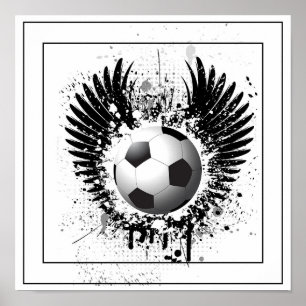 Poster Poster-Futebol 12" X12 "
