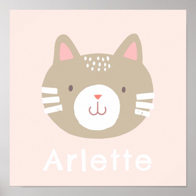 Poster Pôster Gatinho Simples (Frente)