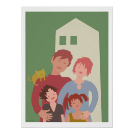 Póster poster gezin