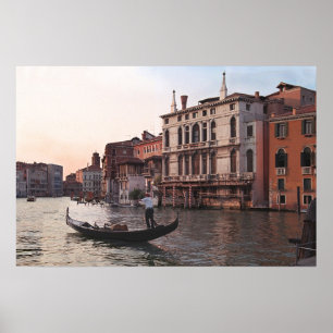 Póster Poster/gôndola de Veneza Italia
