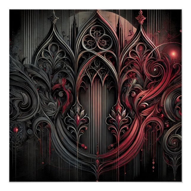 Póster Poster Gótica Elegance Glossy (Frente)