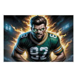 Póster Poster Green Bay Packers 13