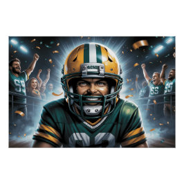 Póster Poster Green Bay Packers 14