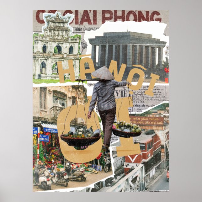 Poster Pôster "Hà Nội Ơi" (Frente)