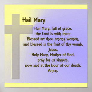 Póster Poster-Hail Mary Prayer
