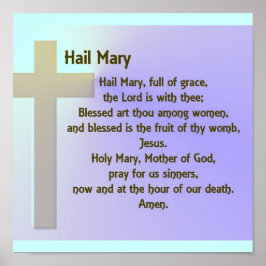 Poster Poster-Hail Mary Prayer