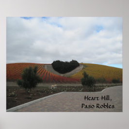 Póster Poster: Heart Hill, Paso Robles, no outono