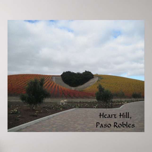 Póster Poster: Heart Hill, Paso Robles, no outono (Frente)