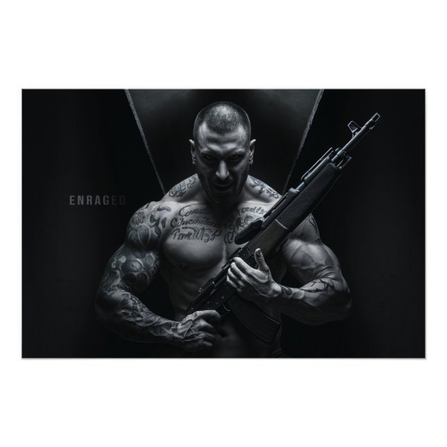 Póster Poster Homme Enraged 03 (Frente)