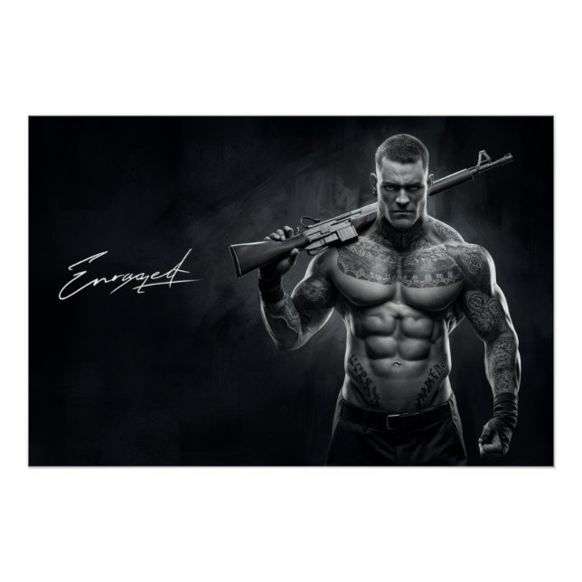 Póster Poster Homme Enraged 04 (Frente)