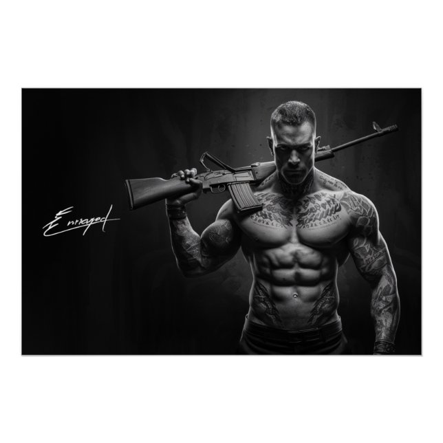 Póster Poster Homme Enraged 05 (Frente)