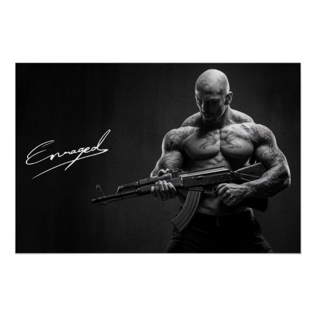 Póster Poster Homme Enraged 06 (Frente)